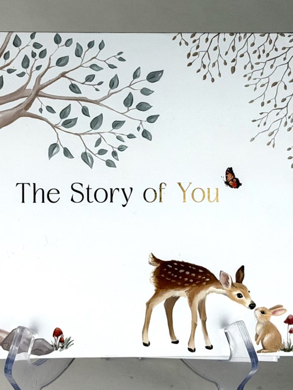 New Baby Book Woodland Memory Book 'The Story of You' Journal Milestone Album